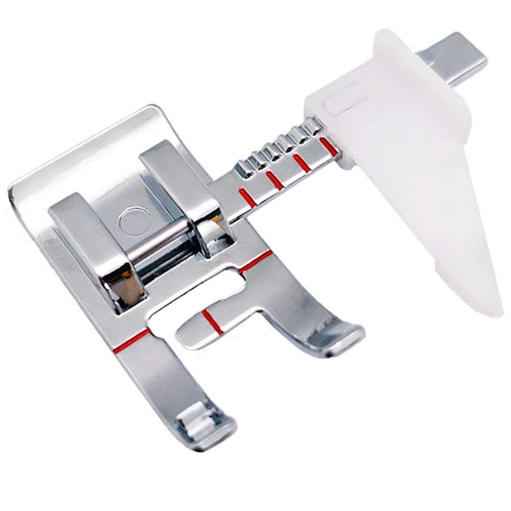 Adjustable Guide Sewing Machine Presser Foot Fits Low Shank Domestic Sewing Machine, Snap On Brother, Babylock, Singer, Janome , Juki, New Home.