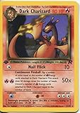Pokemon Team 1st Edition Rocket Rare Card #21/82 Dark Charizard