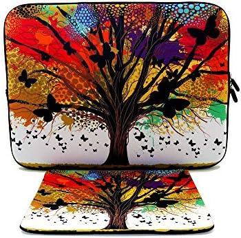 Mchen Water-resistant Neoprene Laptop Handbag Sleeve Briefcase Case - Laptop Carrying Bag for Macbook Air/Pro/Laptop/Ultrabook/Notebook (14 Inch, 101)