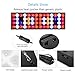 30W Led Grow Light ZXMEAN Full Spectrum Grow Reflector Growing Light Panel with Adjustable Hanger for Indoor Plants Hydroponic Greenhouse Veg and Flower