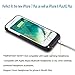 iPhone 8 Plus / 7 Plus Battery Case, Peyou 4000mAh Ultra Slim Extended Backup Power Bank Battery Charger Case Cover with Kickstand for iPhone 8 Plus, iPhone 7 Plus, 6 Plus, 6S Plus 5.5