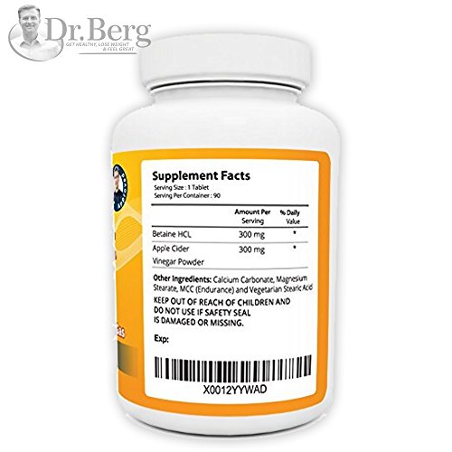 Dr. Berg's Digest Formula Contains Both Apple Cider Vinegar Powder