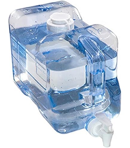 3L PETG Fridge Water Dispenser – Clear, Portable, With Spigot & Sturdy Handle, Leak-Proof, For Cold Water Storage, Camping, Parties, Travel (Fits Most Fridge Doors)