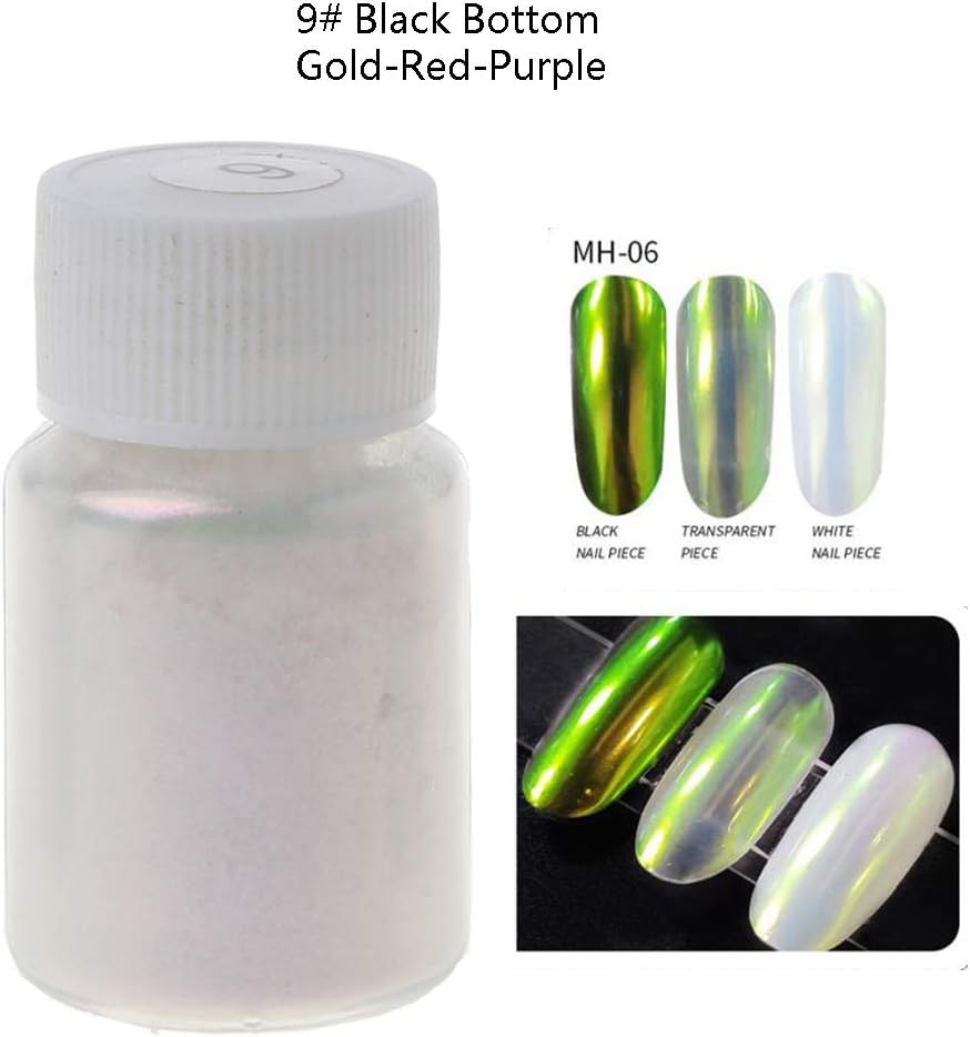 10G Epoxy Resin Color Pigment Neon Mica Powder Magic Mirror Soap Making Dye Glitter Colorant DIY for Paint,Nail Art,Bath Bomb