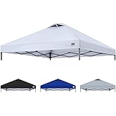 ABCCANOPY Replacement Canopy Top for Easy Pop up Canopy Tent 10x10, White
