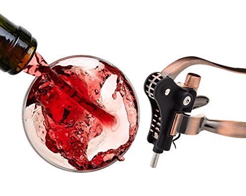 Best Wine Bottle Opener Corkscrew Set With Foil Cutter and Extra Screwpull, Unique Gifts For Mom, Women, Men, Her, Him, Anniversary, Birthday, Christmas, Couples