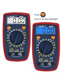 AstroAI - Multímetro digital con amplificador de voltaje Ohm y medidor de voltaje de diodo (reacondicionado certificado)