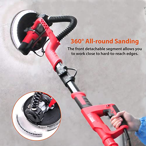Electric Drywall Sander,750W Power Drywall Sander with Vacuum