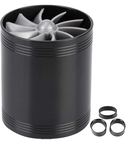 Turbonateur D’Admission D’Air Pour Voiture - Double Ventilateur - Économiseur De Carburant 5-15% - Universel