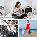 Iduola Diaper Bag - Diaper Bag Backpack Back Pack Large Capacity Waterproof Portable Maternity Baby Nappy Bag, Unisex & Stylish (Black)