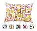 Little Sleepy Head Toddler Pillowcase, 100% Cotton & Hypoallergenic Pillow Case for Toddler Pillow, Snug Fit Envelope Pillowcase, 13x18 Pillowcase, Pilllow Sold Separately (Pink Giraffes)