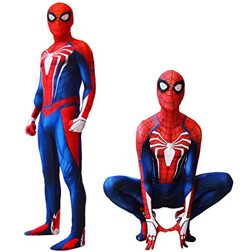 Spiderman Pattern Costumes - PS4 Spider Costume Adults Insomniac Spider Suit Men Spider Costumes Replica