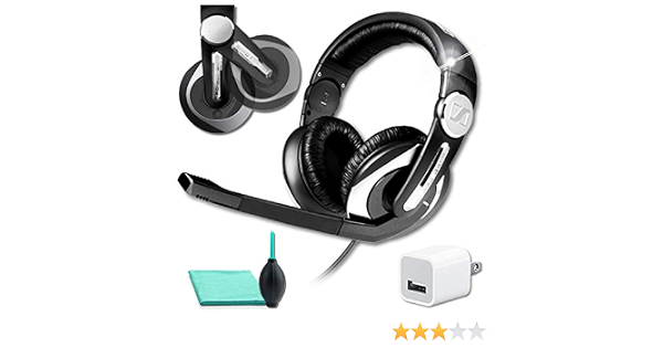 Amazon.com: Sennheiser PC 330 Gaming Headset with Noise Canceling  Microphone Bundle : Video Games