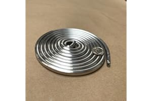 SUN AND MOON STAINED GLASS 3/16 in U Channel Lead Came: Round Sides Flat Bottom (3 Rolls)