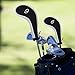 10L0L Neoprene Zippered Golf Club Head Iron Covers - Set of 10 (black and white)