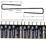 E-ONSALE AmeriGun Club Easy Use Gun Hanger Pack of 12 Original Handgun Hangers (12 Packs)