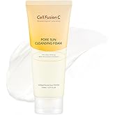 Cell Fusion C Pore Sun Cleansing Foam, Facial Cleanser, LHA & Linoleic Acid, Removes Blackheads, Face Wash for Sensitive Skin, 5.07 fl.oz / 150ml