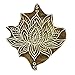 Wooden Textile Stamps Indian Lotus Decorative Border Painting Stamp PB2803A by Knitwit