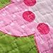 Brandream Pink Girls Patchwork Quilt Set Kids Comforter Bedding Set 100% Cotton Queen Full Size