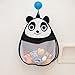 BATH TOY ORGANIZER (Panda) - Safe & Mildew-Free - Perfect for Baby Bath Toys - Organizer w/ 2 FREE Suction Cups for Sturdy Bath Toy Storage