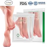 2 Pairs Foot Peel Mask Exfoliant for Soft Feet in 1-2 Weeks, Exfoliating Booties for Peeling Off Calluses & Dead Skin, For Men & Women