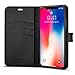 Spigen Wallet S iPhone X Case with Foldable Cover and Kickstand Feature for Apple iPhone X (2017) - Black