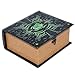 Wizardry Foundry Grimoire Pro Tour, Deathrite | Wooden Spellbook Style Fabric Lined Portable Deck Box for MTG, Yugioh, and Other TCG | 350+ Card Capacity