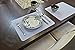GASARÉ, Placemats Set of 4, Silicone Placemats, Table Mats, Non-Slip, Easy to Clean, Heat Resistant, Flexible, 20% Thicker, 16 x 12 inches x 1.1mm, White