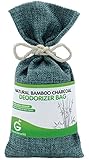 BUY MORE SAVE MORE Great Value SG Bamboo Charcoal Deodorizer Bag, Best Air Purifiers for Smokers & Allergies, Perfect Car Air Fresheners, Remove Smells for Home & Bathroom (Viridian Blue)
