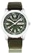 Tonnier Men's Weekender&Calendar Analog Green Canvas Strap Mans Watches