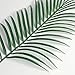 XHSP 11 40pcs Fake Faux Artificial Tropical Leaves Green Single Leaf Palm for Home Kitchen Party Decorations Handcrafts