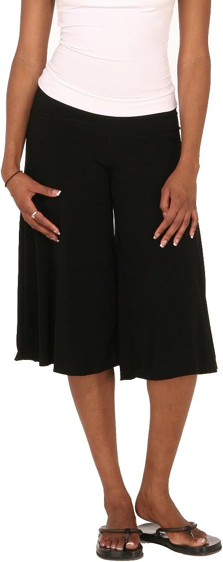Glam Attack Capri Culottes Gaucho Pants Low Waist