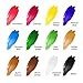 Acrylic Paint Set - Painting on Canvas Glass Crafts Fabric Clay Ceramic Nails Wood Rocks - Artist Paints for Kids Adults Beginners - Non toxic Heavy body Acrylic Paints set 12 ml 12 tubes