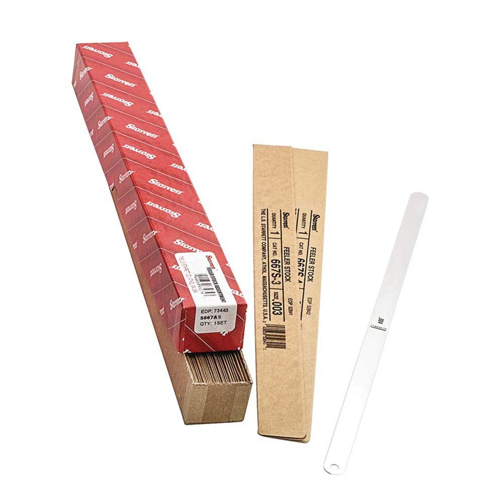Series S667 Thickness Gage/Feeler Stock Set, Stainless Steel Amazon