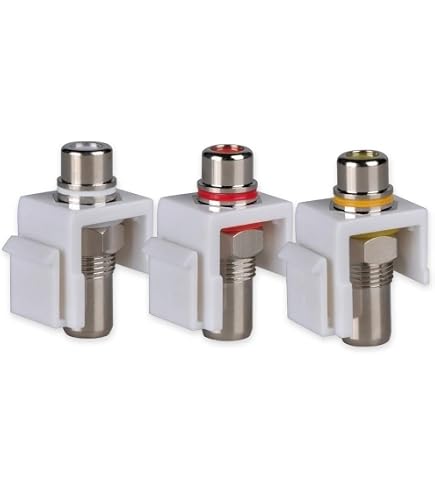 Adattatore Keystone RJ11 Femmina-Femmina - Accoppiatore Telefonico Plug And Play, 6P4C/6P6C