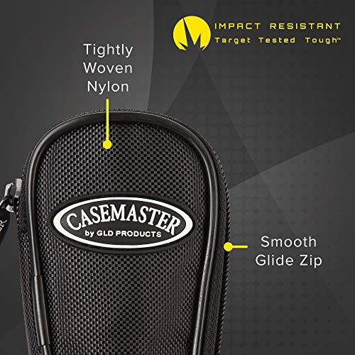 Casemaster Super Bee Black Mini Dart Case for Extra Short Barrels, Fits Bee Darts and Smaller, Hold 3 Darts with Additional Pockets for Accessories