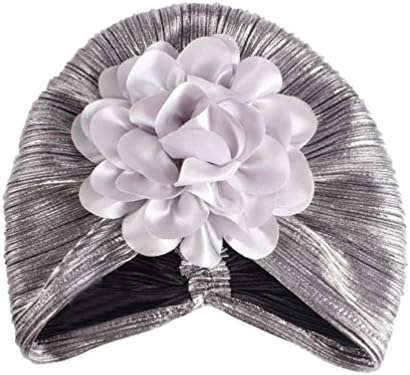 Womens Great Hats,Women Ladies Retro Big Flowers Hat Turban Brim Hat Cap Pile (17colours)
