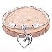 Luvalti Heart Pendant Bracelet Horse Heart Jewelry - Family and Friends Jewelry Gift - 10’’