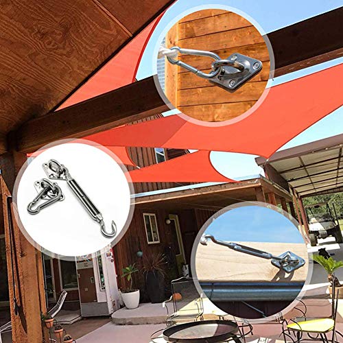 BLADOPIA Sun Shade Sail Hardware Kit, 6 inch Heavy Duty Stainless Steel