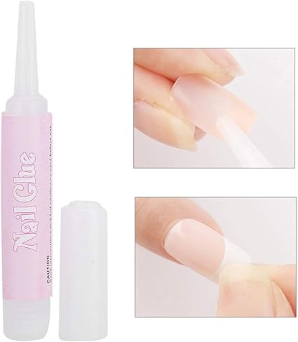 Nails Tips Gel 10 Pcs Professional Nail Tip Adhésif Bond