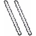 Amazon.com : Abroman 2 Pack R40 10 Inch Chainsaw Chain 3/8
