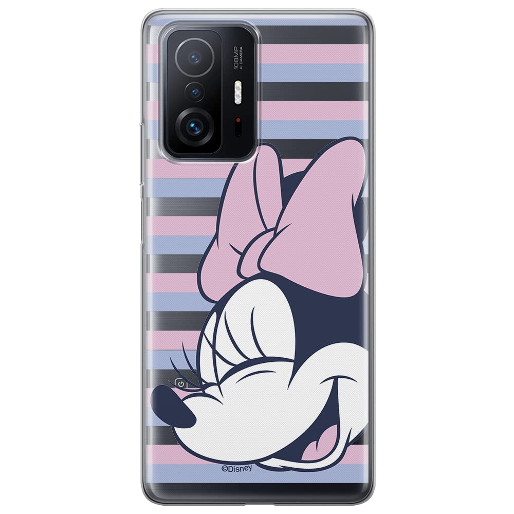 ERT GROUP mobile phone case for Xiaomi 11T 5G / 11T PRO 5G original and officially Licensed Disney pattern Minnie 022 optimally adapted to the shape of the mobile phone, partially transparent