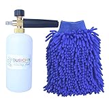 DUSICHIN DUS-005 Pressure Washer Jet Wash 1/4" Quick Release Adjustable Snow Foam Lance, Foam Cannon With Wash mitt ()