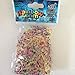 Authentic Rainbow Loom Confetti Jelly Bands 600 Bands & 24 C-Clips Limited Edition Multi-color Polka Dot, Clear, Jelly, Multi-colored