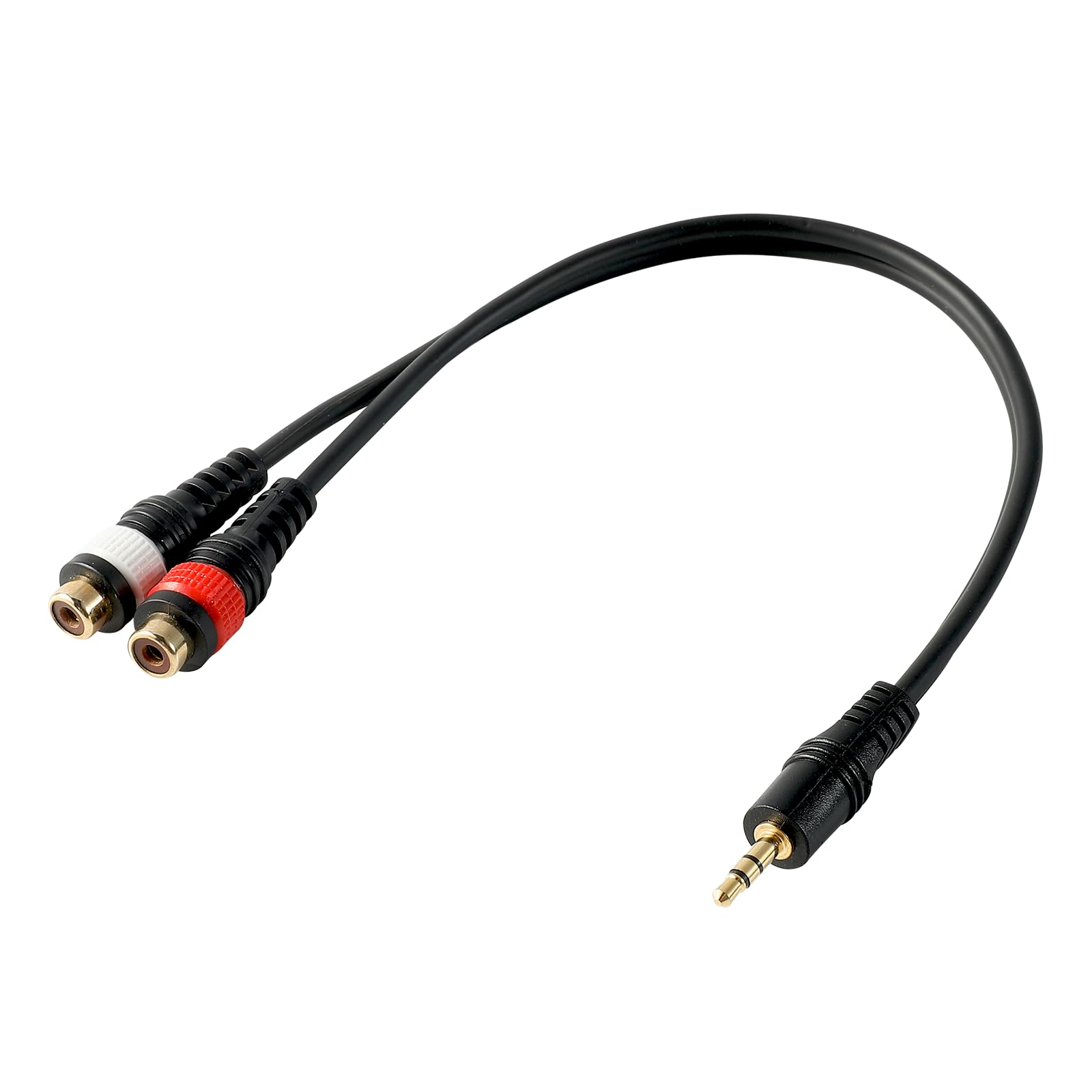 Photo 1 of pegcabac 3.5mm Male to 2RCA Female Adapter Cable, Stereo Audio Y Splitter Cable, 1/8 Male Plug to Dual RCA Female Jack Cord for MP3,Computer,Speaker,HiFi Stereo System(25cm/10inch)
