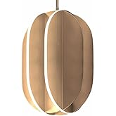 ET2 Interval - 14.25 Inch 35W 1 LED Medium Ellipse Pendant-Satin Brass Finish