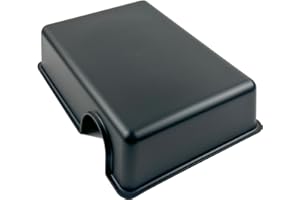 FCALIVV Durable Reptile Hide Box, Ball Python Hide, Leopard Gecko Hide, Bearded Dragon Hide, Easy to Clean Reptile Hides Cave for Tank, Snake Hide Enclosure (9.45" x 6.89" x 2.17" Large)