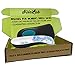 Insoles for Womens Dress Shoes and Boots :: 1/2 Length :: Comfort :: Orthotic :: Replacement Inserts with Adaptive Arch and Gel Insert