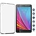 mylb Compatible with Huawei MediaPad T3 7.0 Case Cover,with Huawei MediaPad T3 7.0 Screen Protector.(2 in 1) TPU Silicone Case with 9H Tempered Glass Screen Protector (Transparent.)