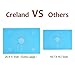 Creland Non-Stick Silicone Rolling Pin & Large Silicone Pastry Mat (25 X 17